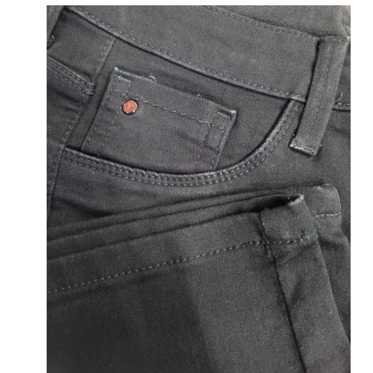 Bermuda Jeans Ciclista Feminina Preta