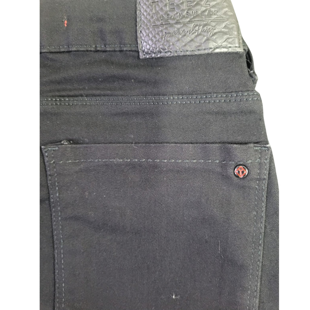 Bermuda Jeans Ciclista Feminina Preta