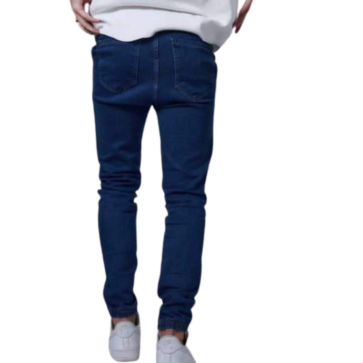 Calça Jogger Jeans Masculina Stretch Fit