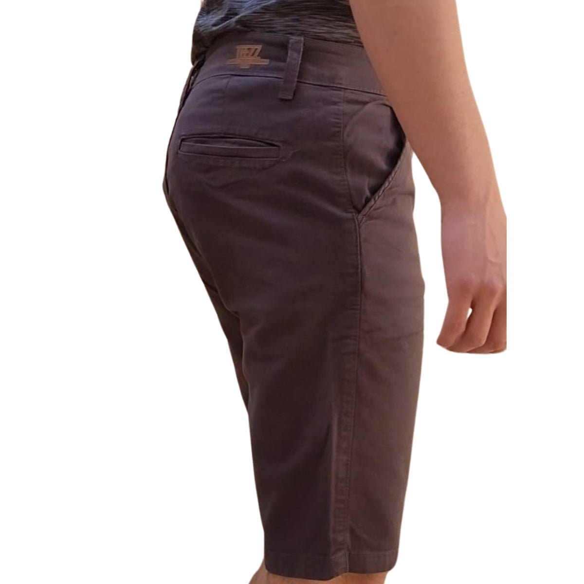 Bermuda Sarja Masculina Versatile Brown