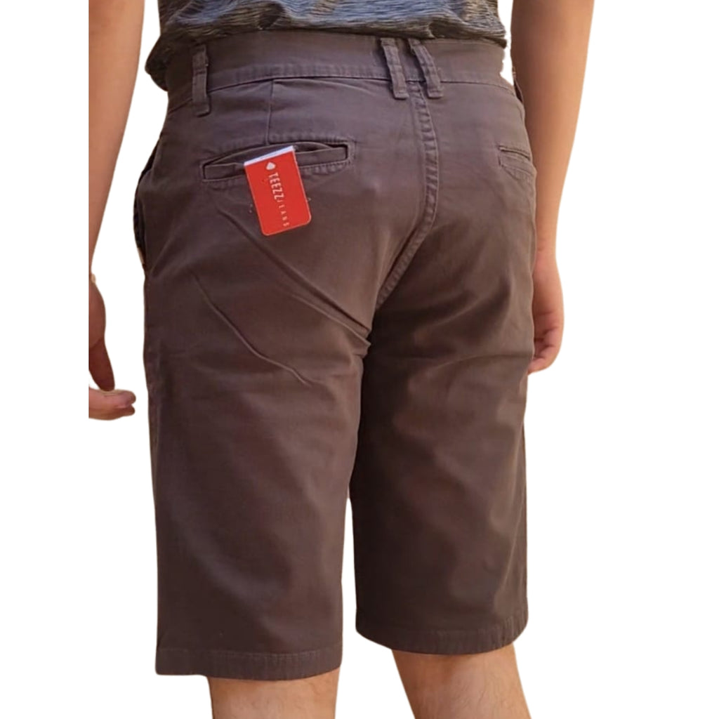 Bermuda Sarja Masculina Versatile Brown