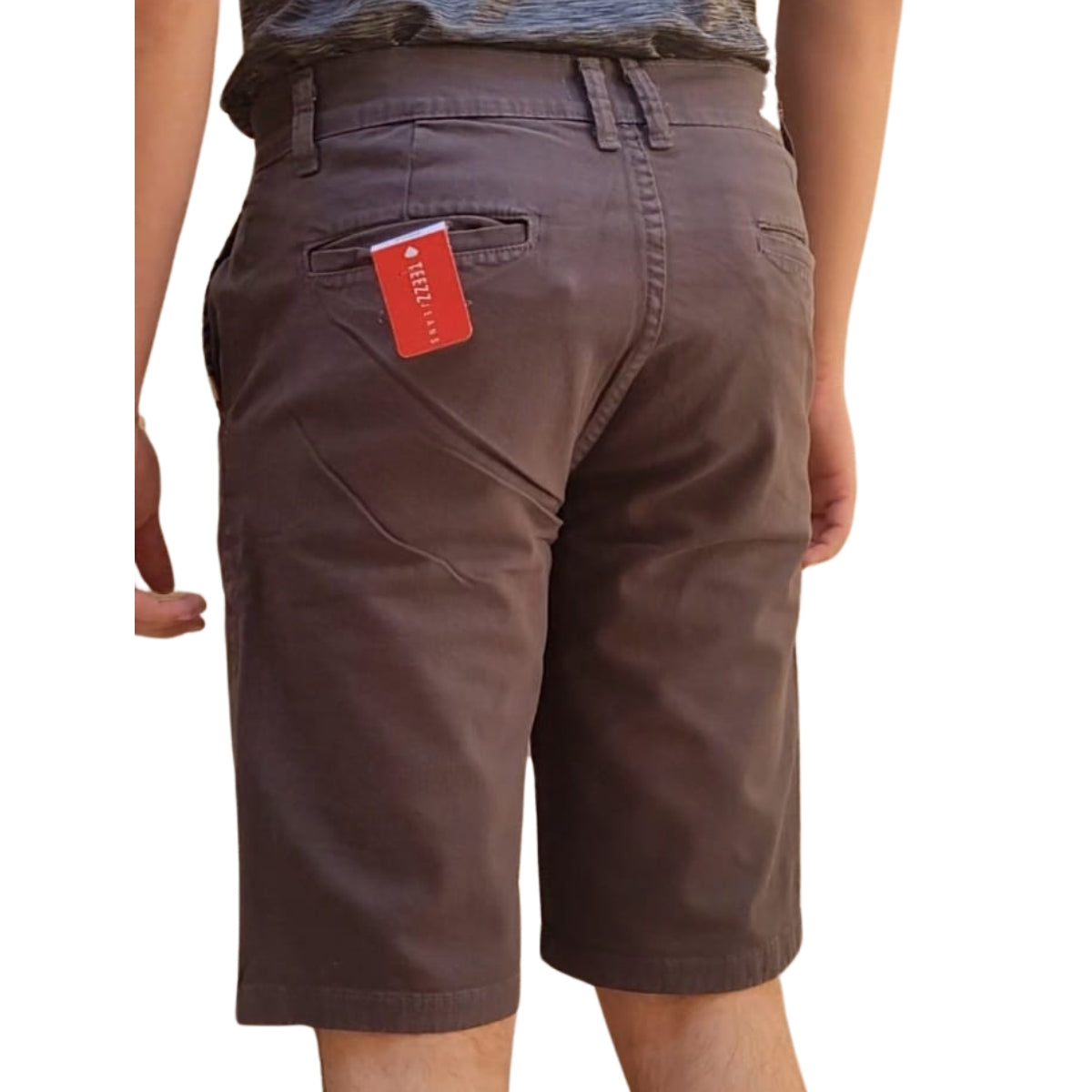 Bermuda Sarja Masculina Versatile Brown