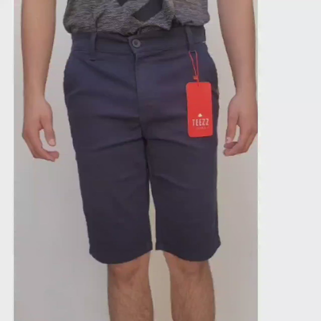 Bermuda Sarja Masculina Classic Navy